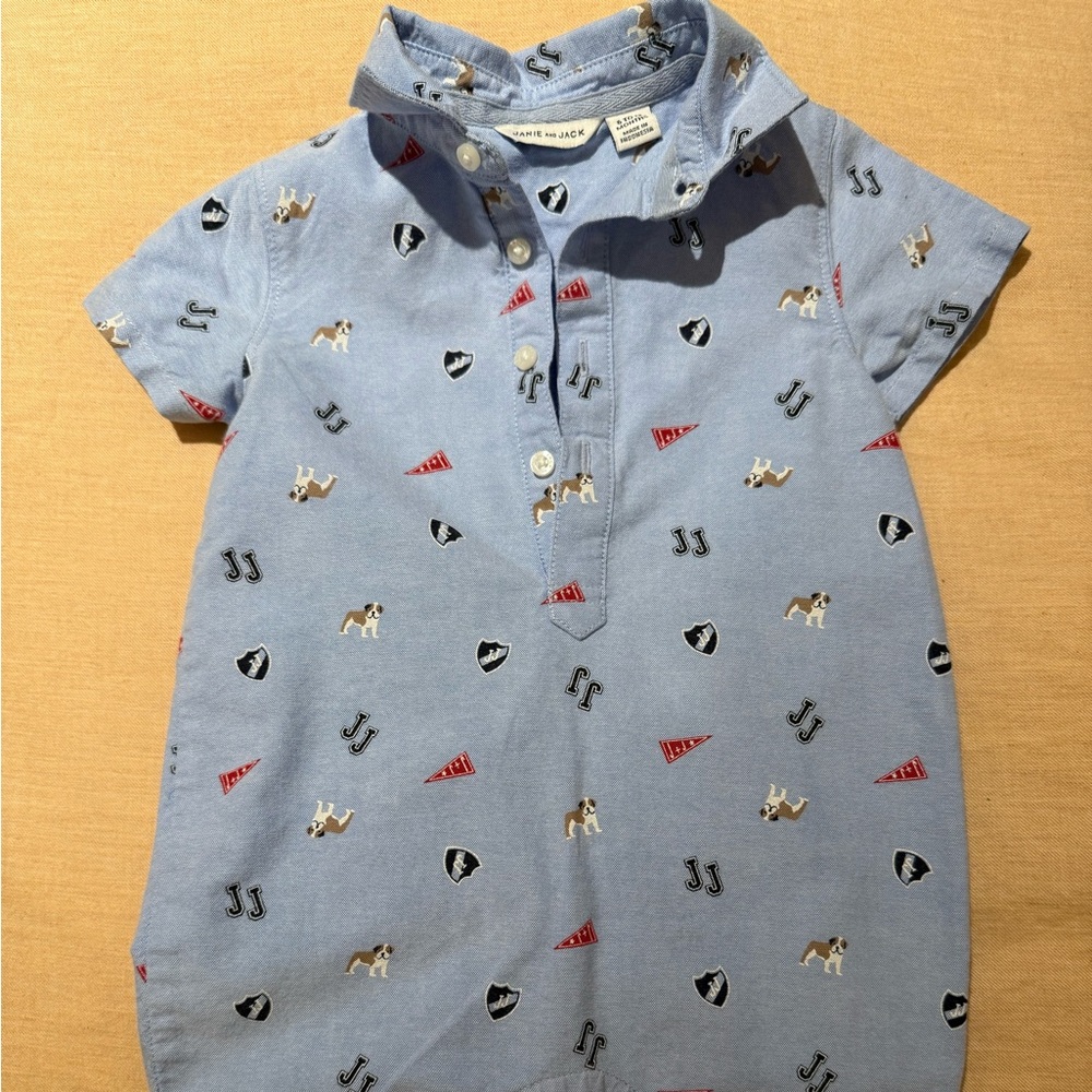 Janie and Jackie Romper 6-12 months